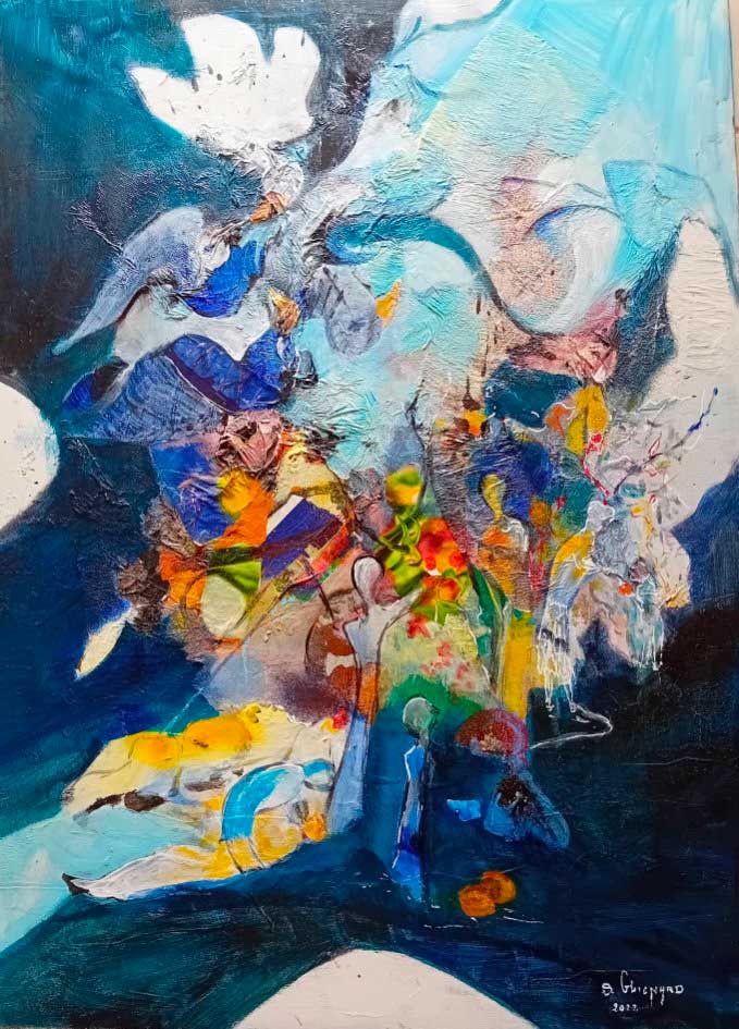 Vernissage Simone Guignard au Caf'causse