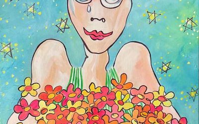 Dernier vernissage au Caf&rsquo;causse avec Patricia Neal et concert de Bob Neal