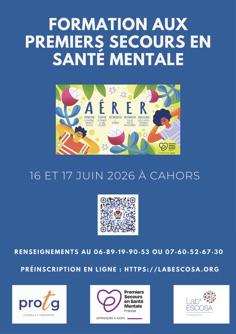 FORMATION AUX PREMIERS SECOURS EN SANTE MENTALE