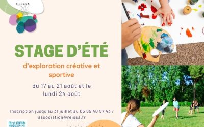 Stage d’été créatif et sportif