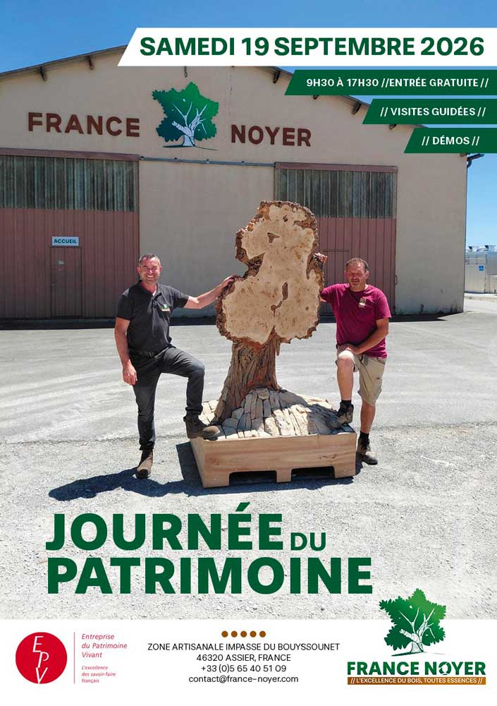 Journée du patrimoine chez France Noyer