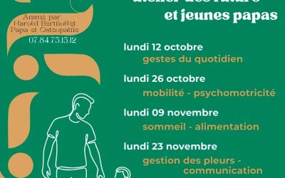 Pas à pas – atelier pour les futurs et jeunes papas 09-11-2026