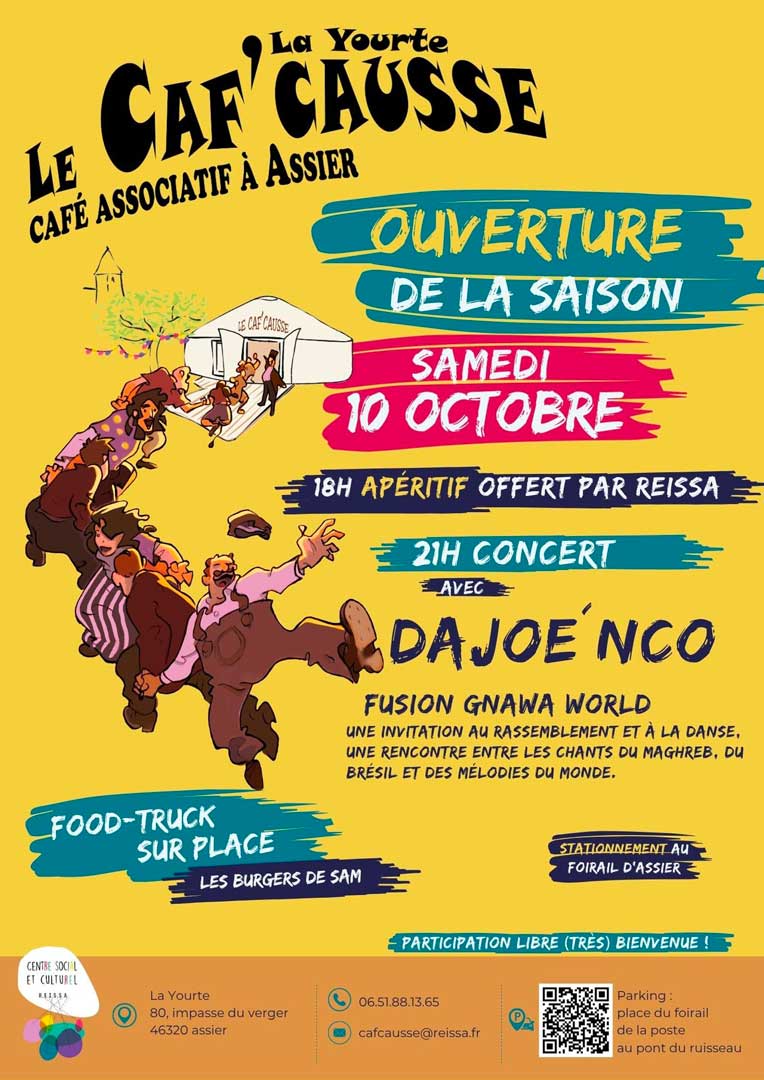 Soirée d'ouverture de la saison du Caf'Causse